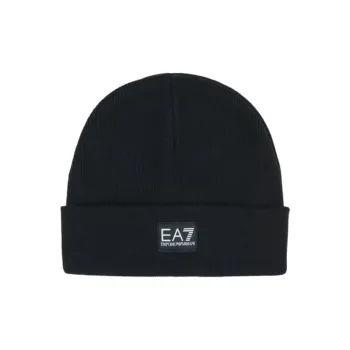 EMPORIO ARMANI Acrylic Beanies Kids' Black