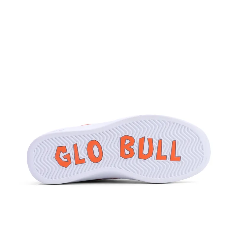 GLO BULL Skateboard Shoes Unisex Low Top Vibrant Orange-5