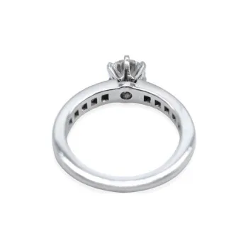 TIFFANY & CO. Platinum Diamond Engagement Ring