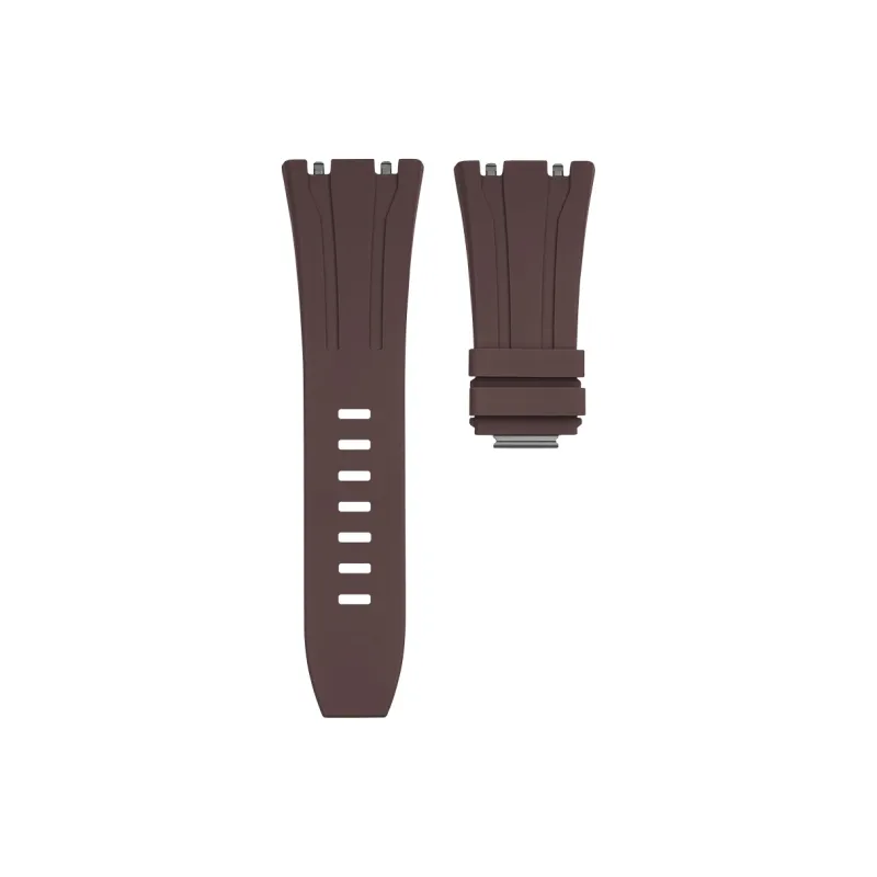 VAGENARI Watch Bands Rubber Strap Compatibility With Apple Royal Oak Offshore 26423BC One Button Quick Release Unisex-14