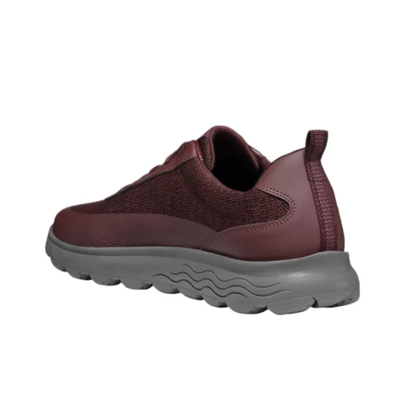 GEOX Spherica Anti-Slip Wear-Resistant Low-Top Casual Shoes Men's Burgundy-2
