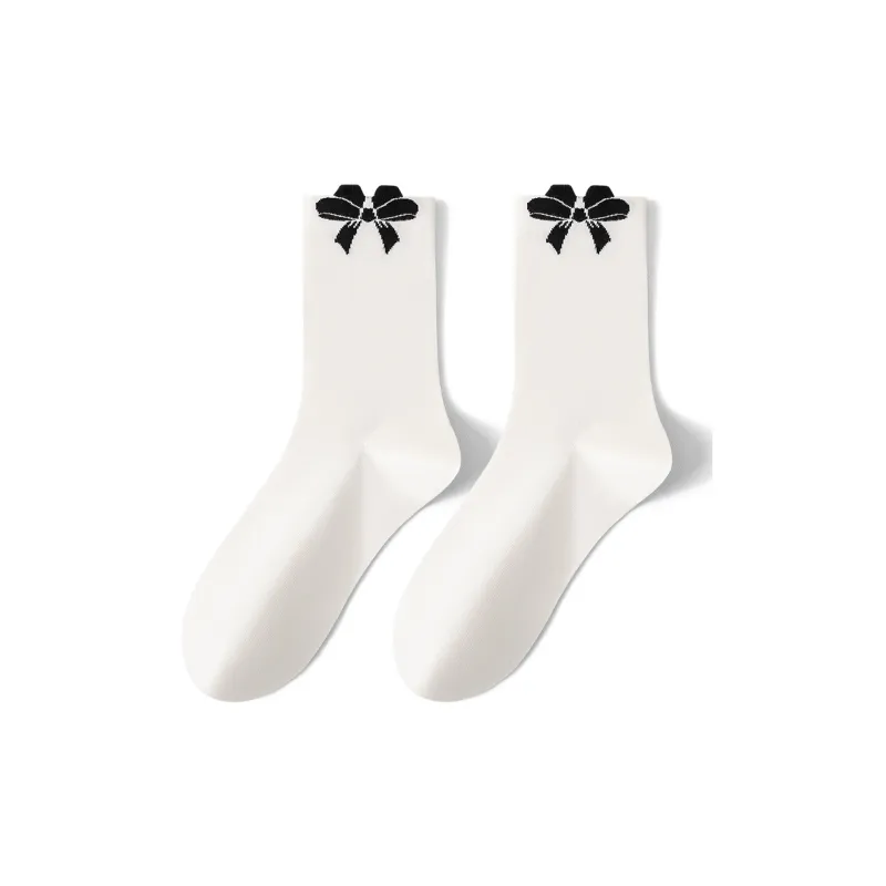 MIIOW Mid Calf Socks Women's 4 Pack-3