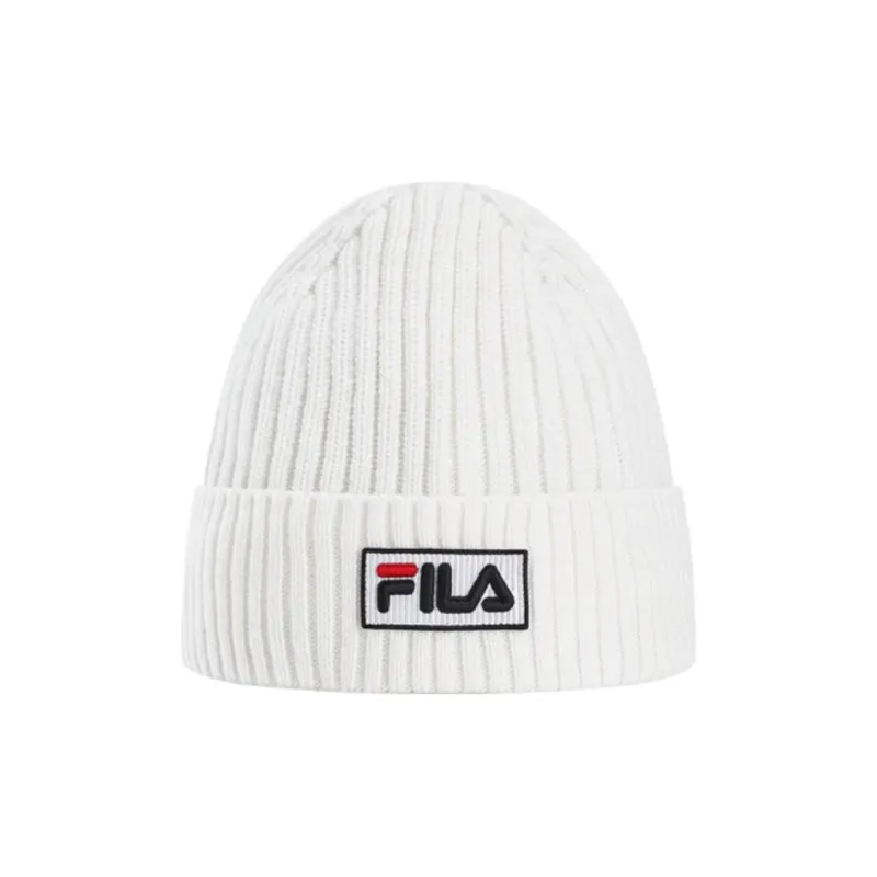 FILA Sheep Wool Beanies Unisex White-1