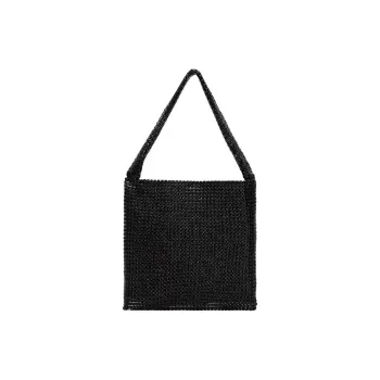 Paco Rabanne Aluminum Handbag Women's Black