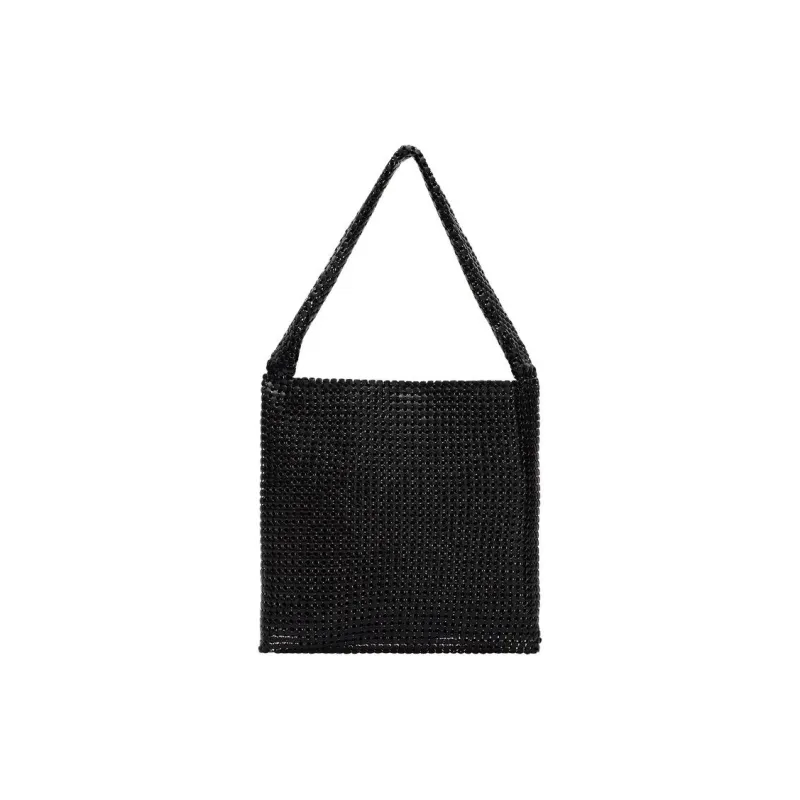 Paco Rabanne Aluminum Handbag Women's Black-0