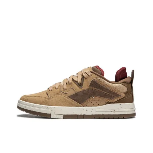 LiNing Wei Wu PRO Anti Slip Wear Resistant Low Top Skateboard Shoes Women's Brown