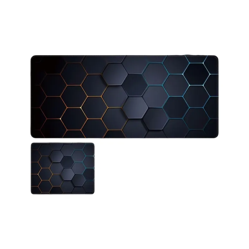 SHIBADU Rubber+Ji Fine Cloth Surface Tech Style Ergonomic Gaming Keyboard Pad Laptop Desk Pad For FPS Mouse Pads-3