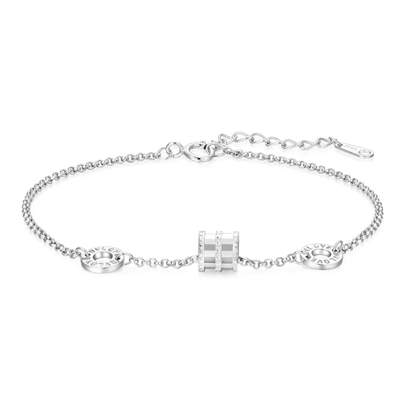 KADER 925 Sterling Silver Bracelets Women's Silver Box-0