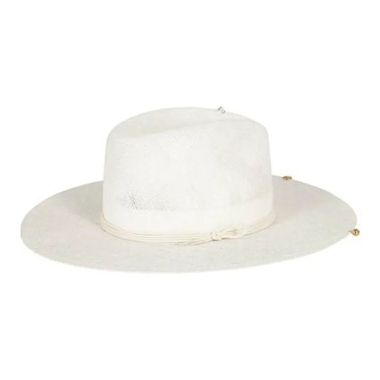 RUSLAN BAGINSKIY Sisal Straw Gambler Hat-2