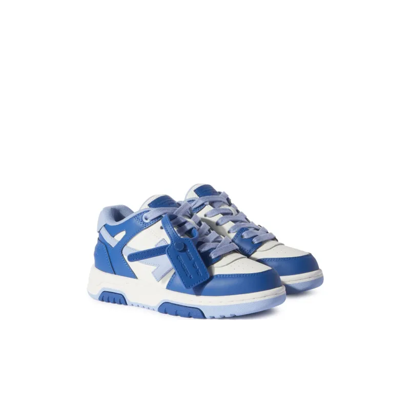 OFF WHITE Out Of Office Low Top Kids' Skateboarding Shoes Blue Kids'-2