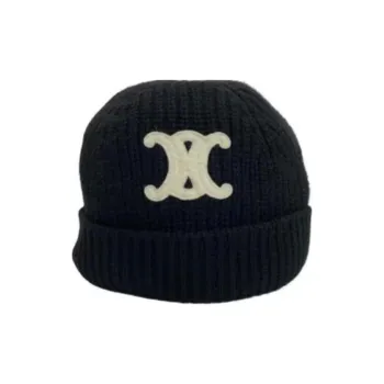CELINE Triomphe Knit Beanie