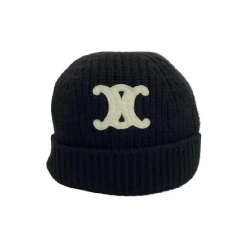CELINE Triomphe Knit Beanie-0