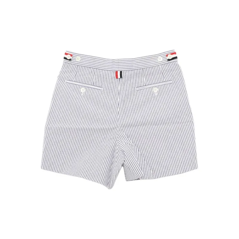 THOM BROWNE· Casual Shorts Women's Marine Blue-1