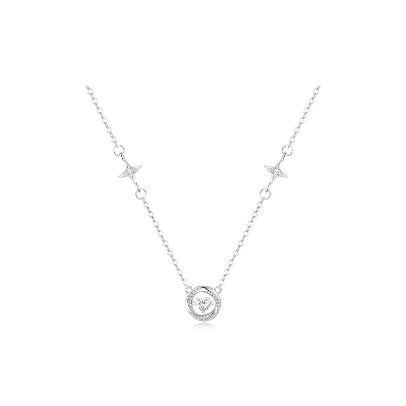TEEX Synthetic Cubic Zirconia Necklaces Women's-1