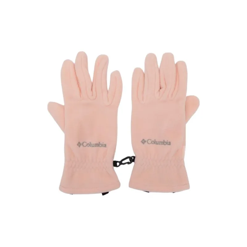 Columbia Fabric Knit Gloves Women's Pink-0