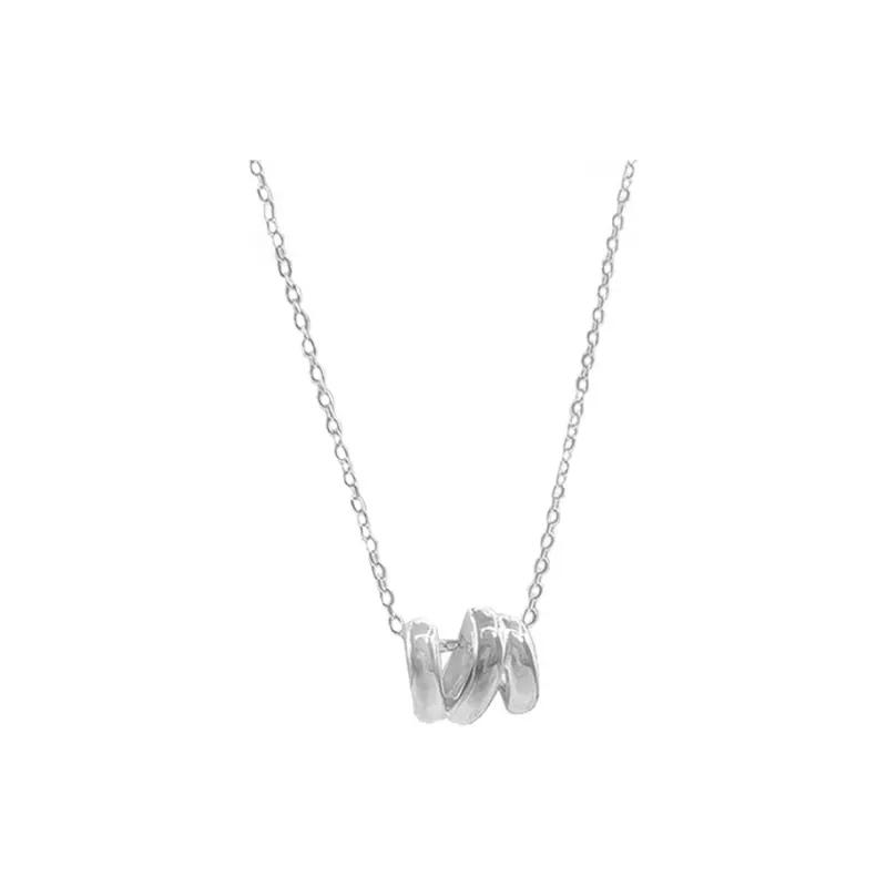 KING OF BLING 925 Sterling Silver Necklaces Women's-0