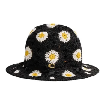 COACH Polyester Bucket Hats Women's Black