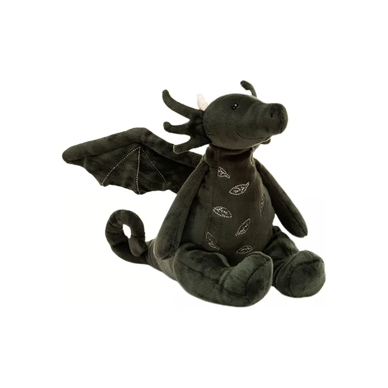 JELLYCAT Mythical Animal Collection Forest Dragon Flying Dragon Green Dolls Plush Doll 19cm Height-1