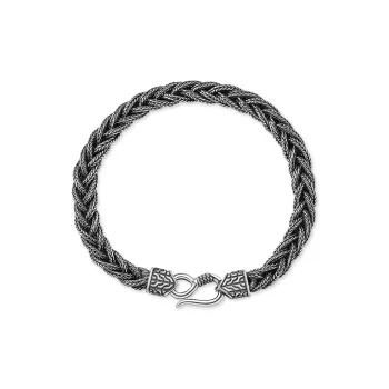 LUCKYMOJO 925 Sterling Silver Bracelets Men's