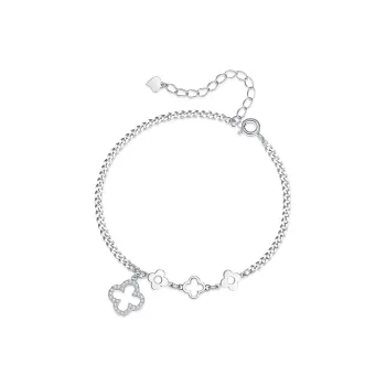 MIAOYINGE S925 Silver Synthetic Cubic Zirconia Bracelets Women's