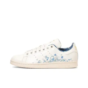LIBERTY x Adidas Originals Anti Slip Wear Resistant Low Top Skateboard Shoes Unisex White Blue