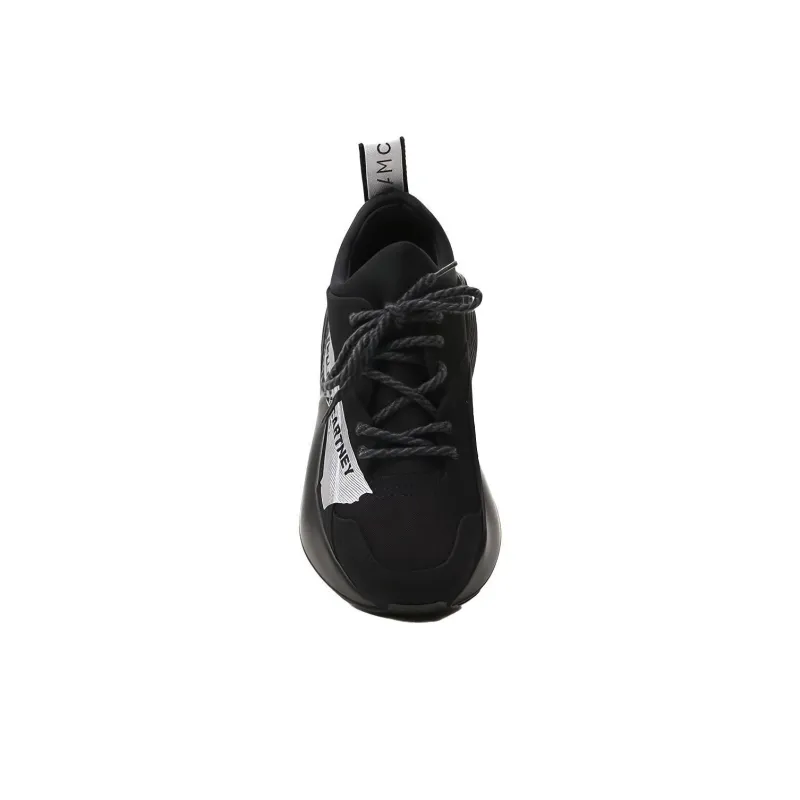 Stella McCartney Eclypse Logo tape Low Top Chunky Sneakers Women's Black-4