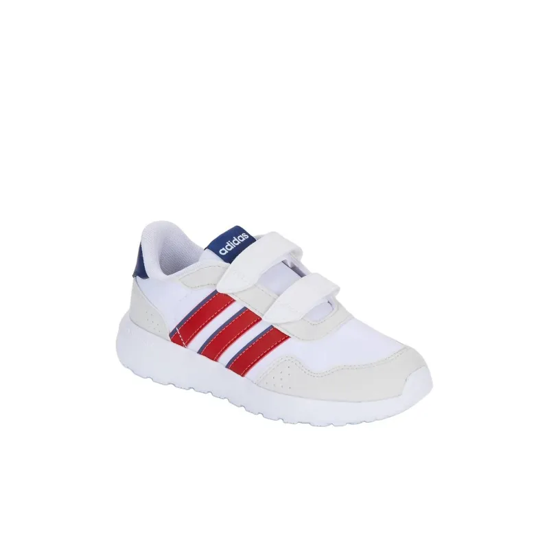 Adidas Run 60s Anti Slip Wear Resistant Low Top Kids Lifestyle Shoes White Children Aged 3 7 Years Old-2