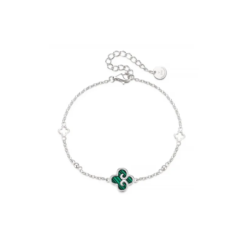 VANA 925 Silver Malachite Bracelets Women's-0