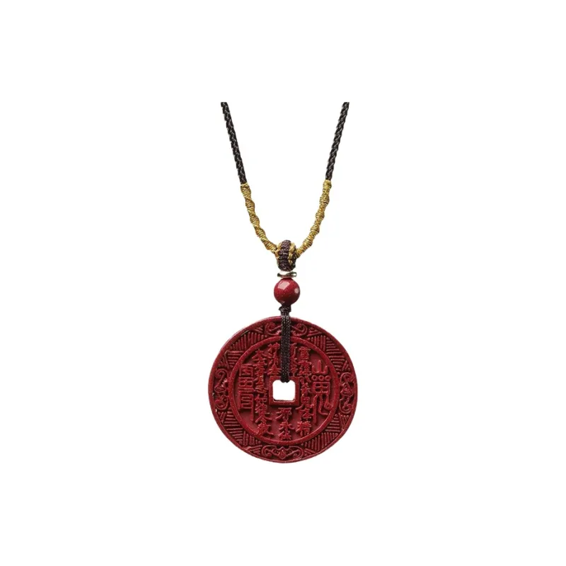 GIRATI Reconstructed Cinnabar Necklaces Unisex-0