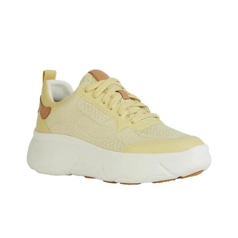 GEOX Nebula 2.0 X Low-Top Casual Shoes Women's Light Yellow-1