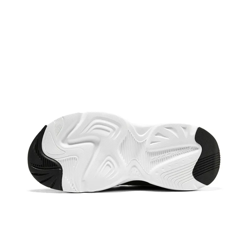 Skechers Slip Resistant, Abrasion Resistant, Thermal Mid Top Kids' Running Shoes Black White Pink Teenagers-4