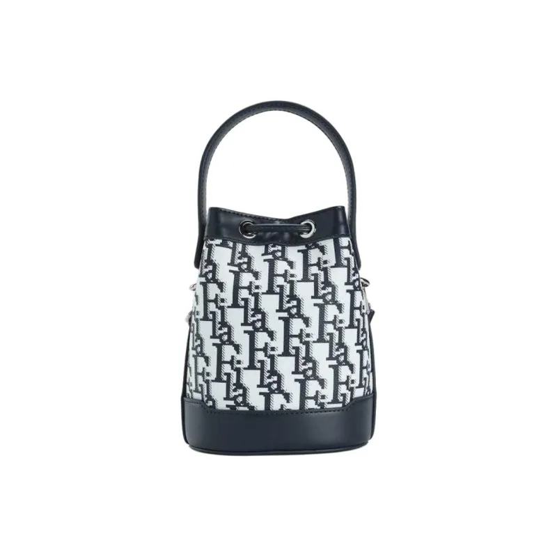 FILA PVC Bucket Bags Shoulder Bag Crossbody Bag Handbag Mini Women's Legend Blue-3