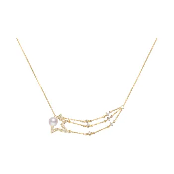 ZHENZHUAOMI Saltwater Pearl Necklaces Women's