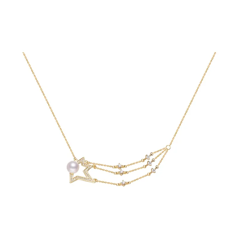ZHENZHUAOMI Saltwater Pearl Necklaces Women's-0