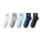 White+Light Gray+Light Blue+Navy Blue+Black