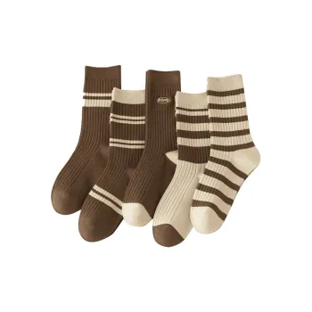 Top Melon Mid Calf Socks Women's 5 Pack