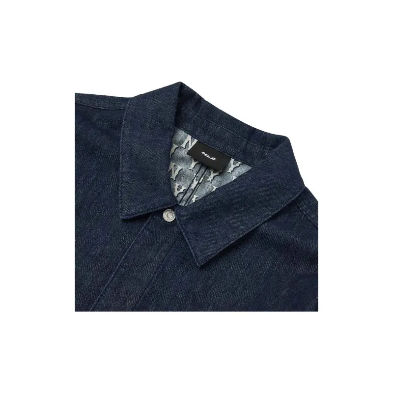 MLB Denim Jackets Men Blue-2