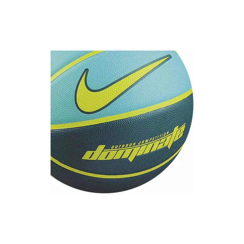 Nike Rubber Basketball Blue Yellow Size 7 Training Match Unisex-4