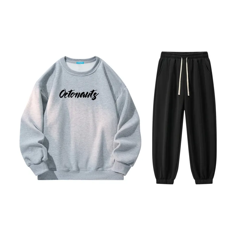 Small Columns Under The Sea Sweatshirt Set Unisex-27