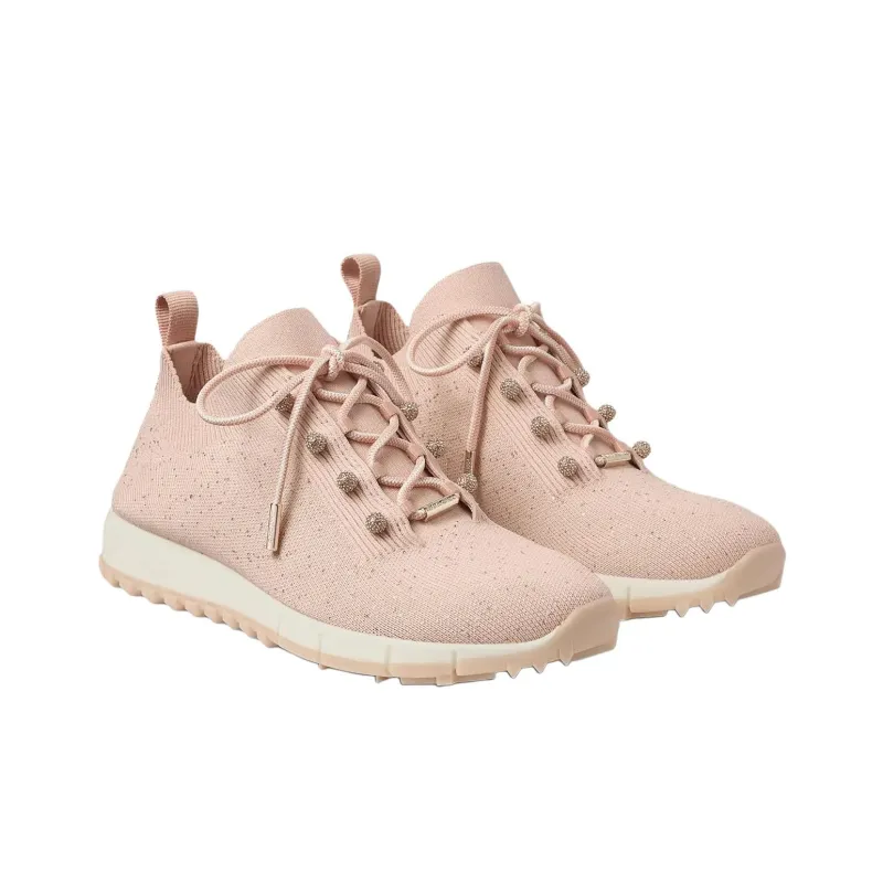 Jimmy Choo Veles Low Top Casual Shoes Women's Pink-2