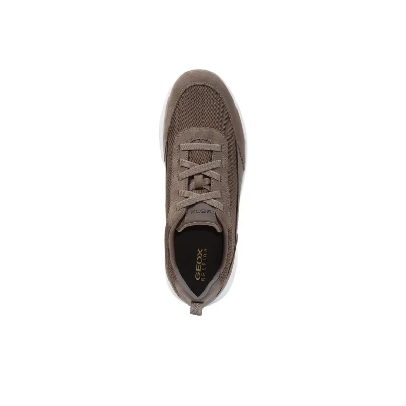 GEOX Spherica Anti-Slip Wear-Resistant Low-Top Casual Shoes Men's Brown-4