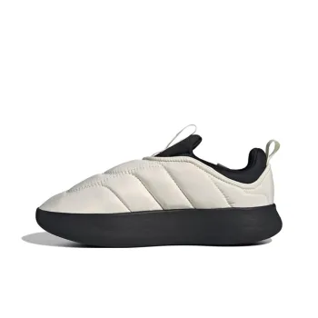 Adidas Adipuff Anti Slip Wear Resistant Low Top Casual Shoes Unisex Ecru