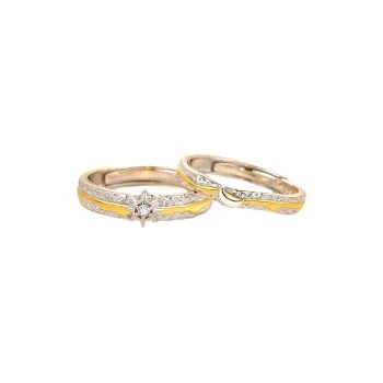 Happy Tide S999 Fine Silver Rings Women's Men's Ring Women's Ring