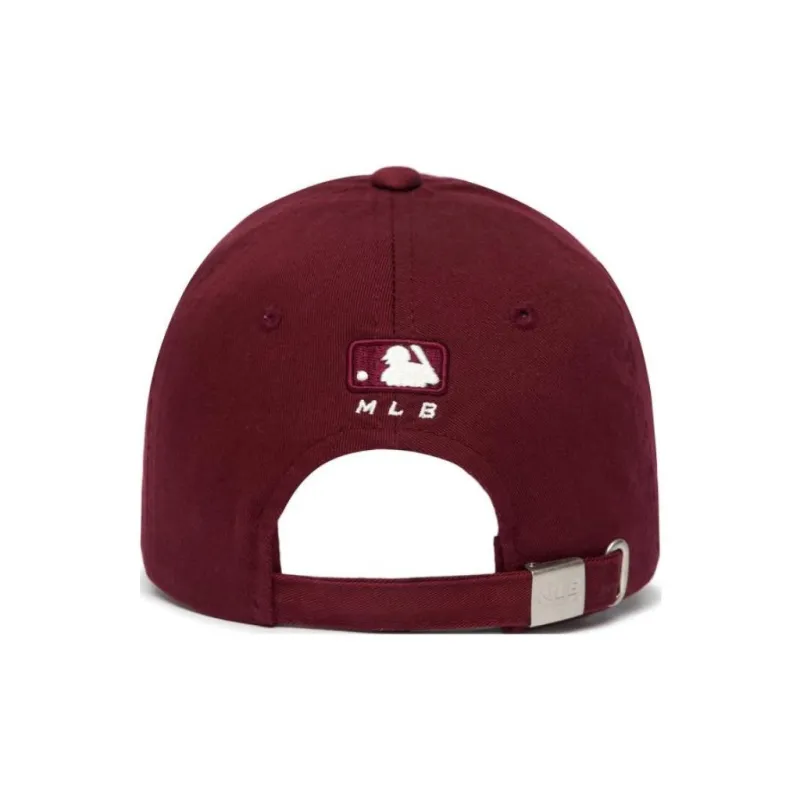 MLB Cotton Baseball Caps Unisex Burgundy-2