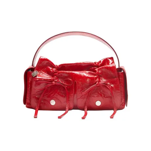Acne Studios Leather Handbag Women's Red