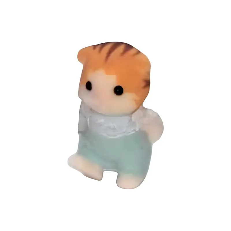 Sylvanian Families Maple Leaf Cat Baby Dolls Plush Doll Small Size Tall-1
