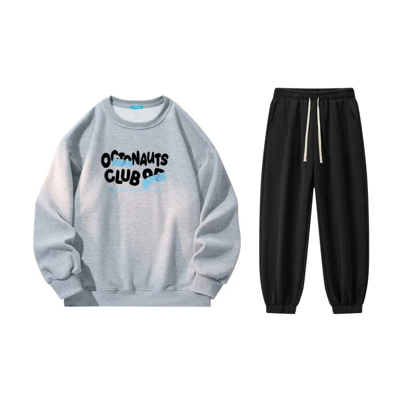 Small Columns Under The Sea Sweatshirt Set Unisex-67