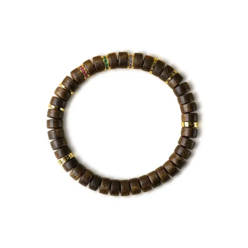 FANGYUANXIAOFU Fragrance Enhancer, Agarwood Wooden Bracelets Unisex