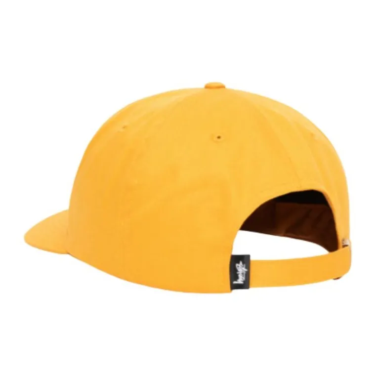 Stussy Cotton Baseball Caps Unisex Yellow/Black-1