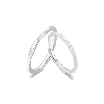 FANFRI Sterling Silver Rings Unisex Box
